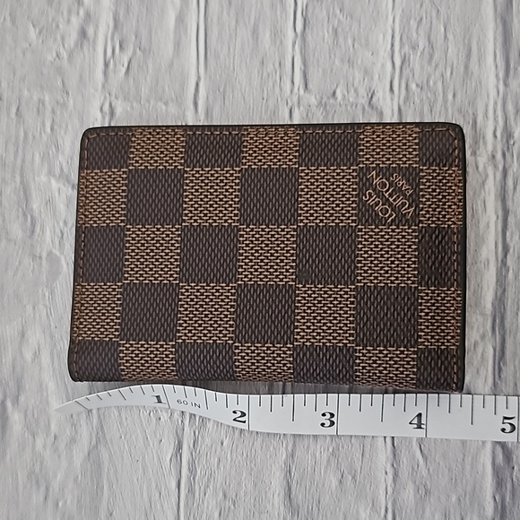 AUTHENTIC Louis Vuitton Pocket Organizer in Damier Ebene - Picture 12 of 12